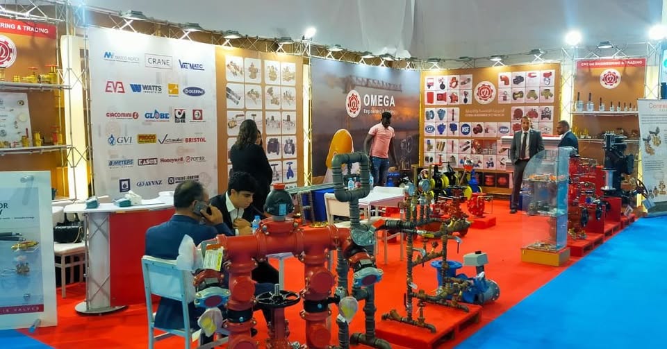 The Omega booth at HVAC-R Egypt Expo 2023