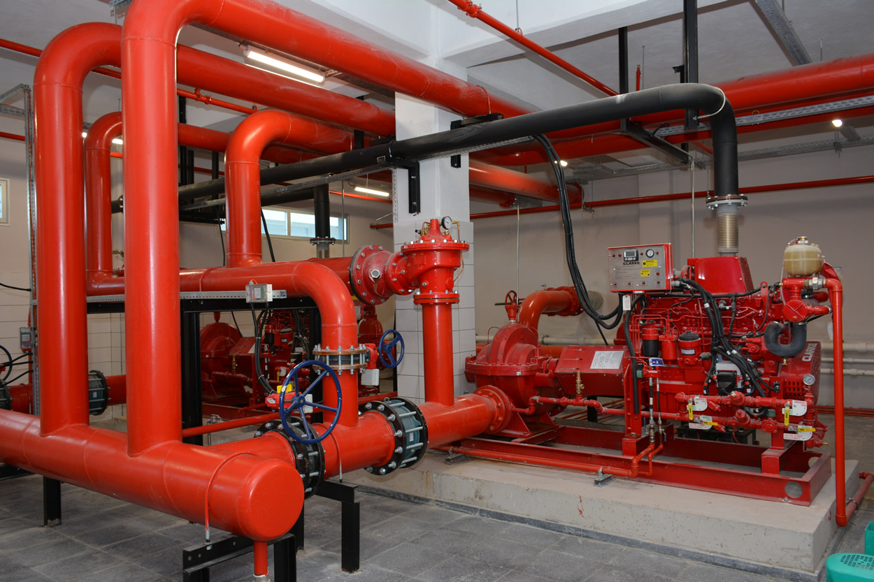 Fire fighting equipment supplied by Omega