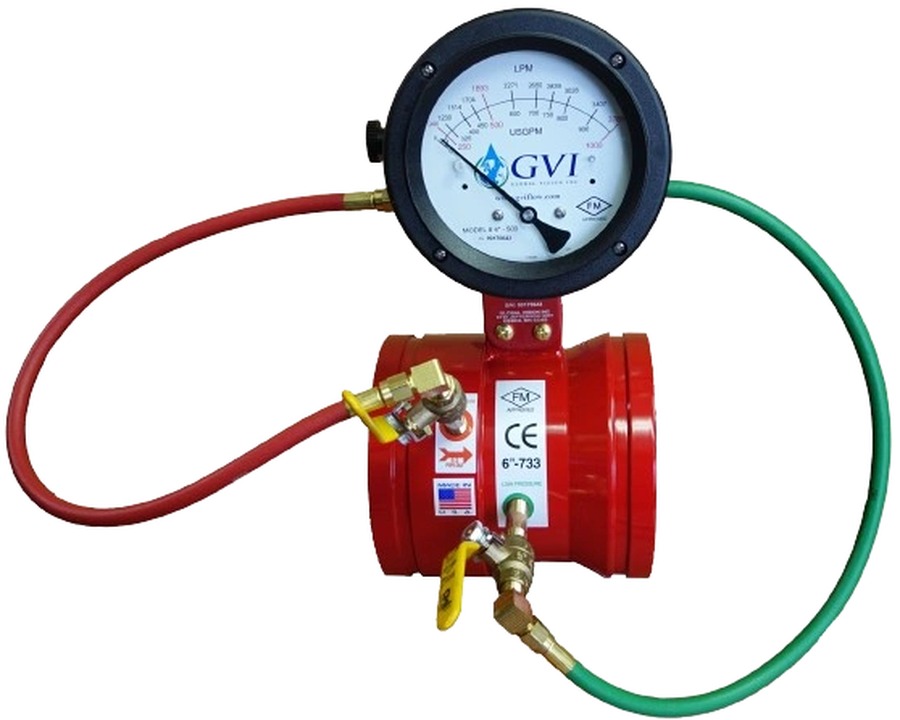 GVI — Global Vision Inc. Grooved fire pump test meter